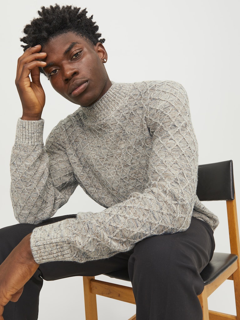 Jack & Jones Herren Pullover Oatmeal/Melange