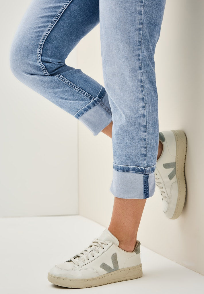 Cecil Damen Hosen Light Blu