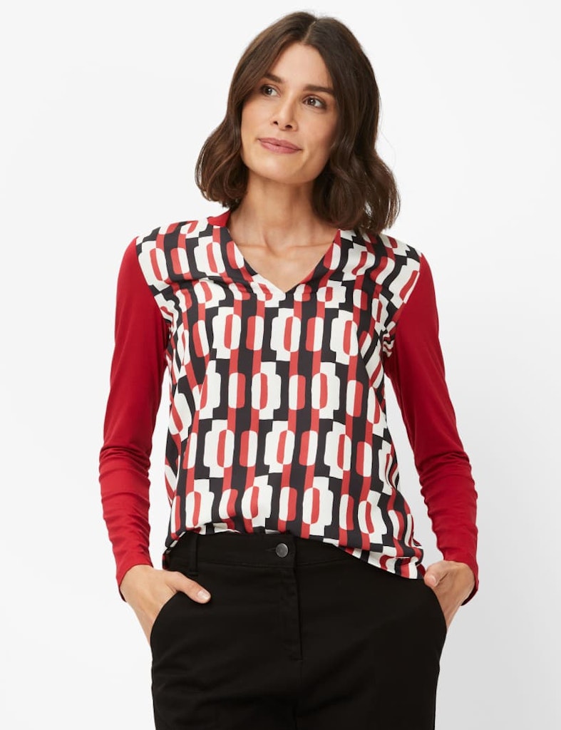 Brax Damen T-Shirts Carmine