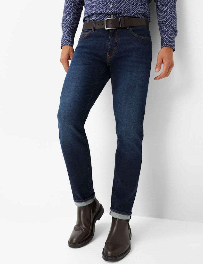 Brax Herren Jeans Dark Blue Us