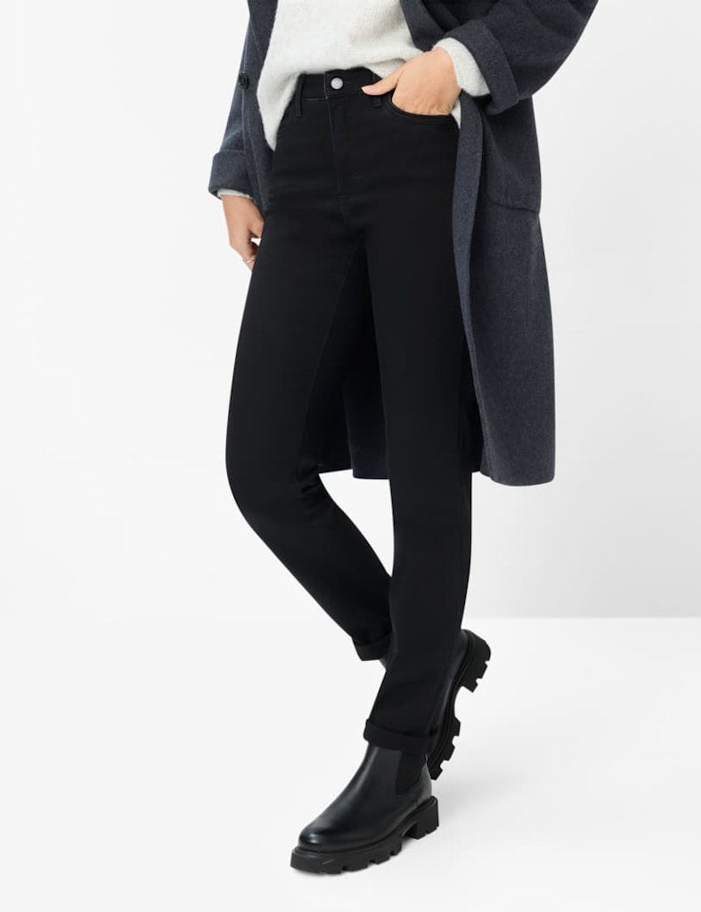 Brax Damen Jeans Clean Black Bla