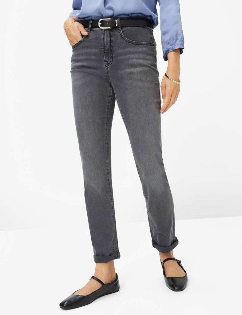 Brax Damen Jeans Used Black Blac
