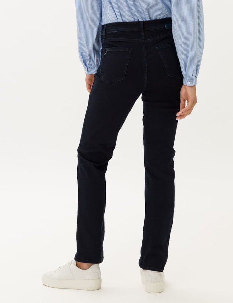 Brax Damen Jeans Clean Dark Blue