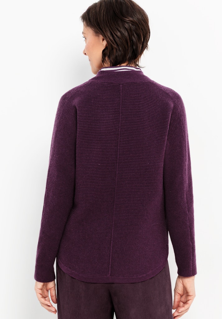 Bianca Damen Pullover Mulberry