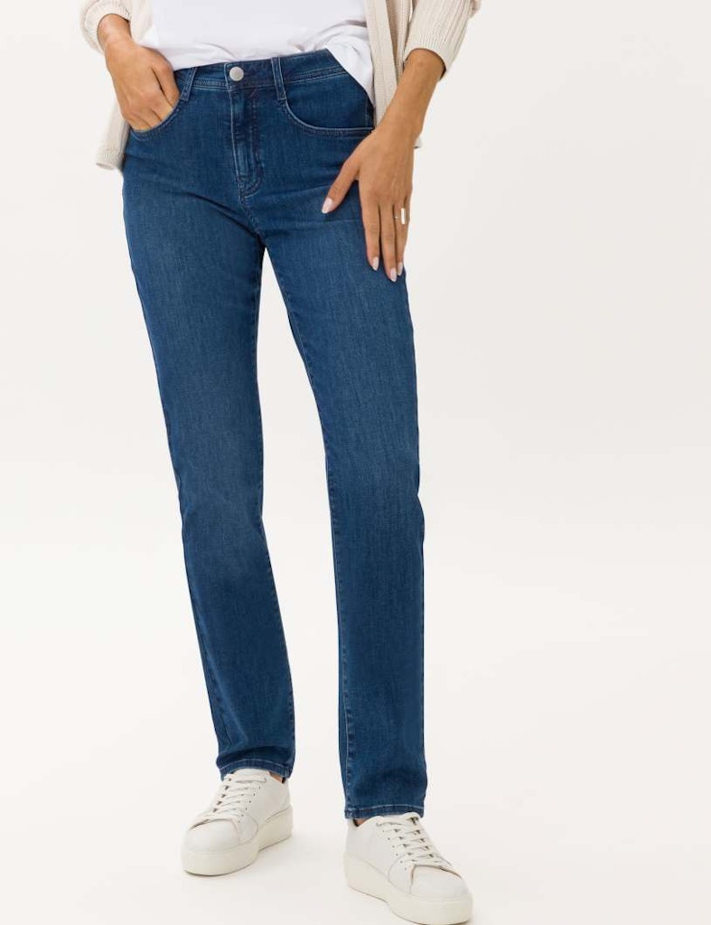 Brax Damen Jeans Used Regular Bl
