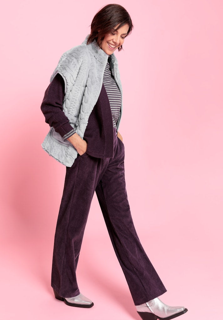 Bianca Damen Pullover Mulberry