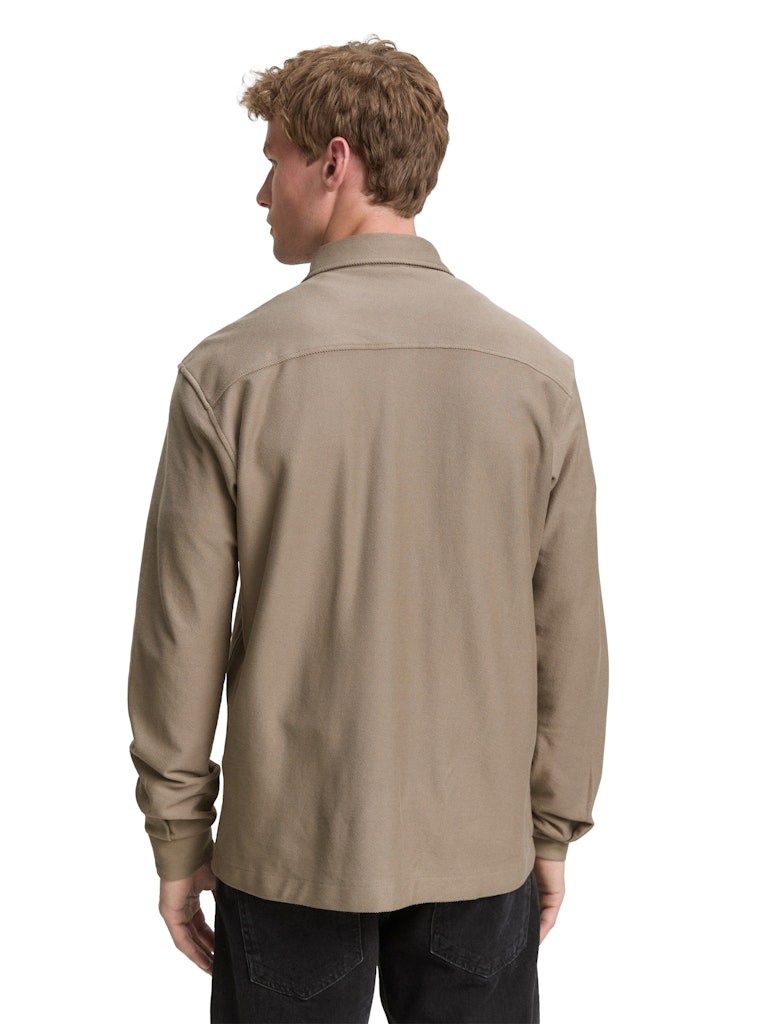 Tom Tailor denim Herren Hemden lang Roasted Nut Bro