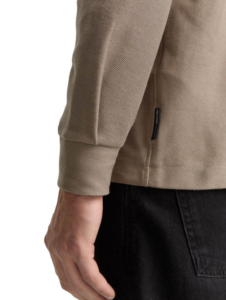 Tom Tailor denim Herren Hemden lang Roasted Nut Bro