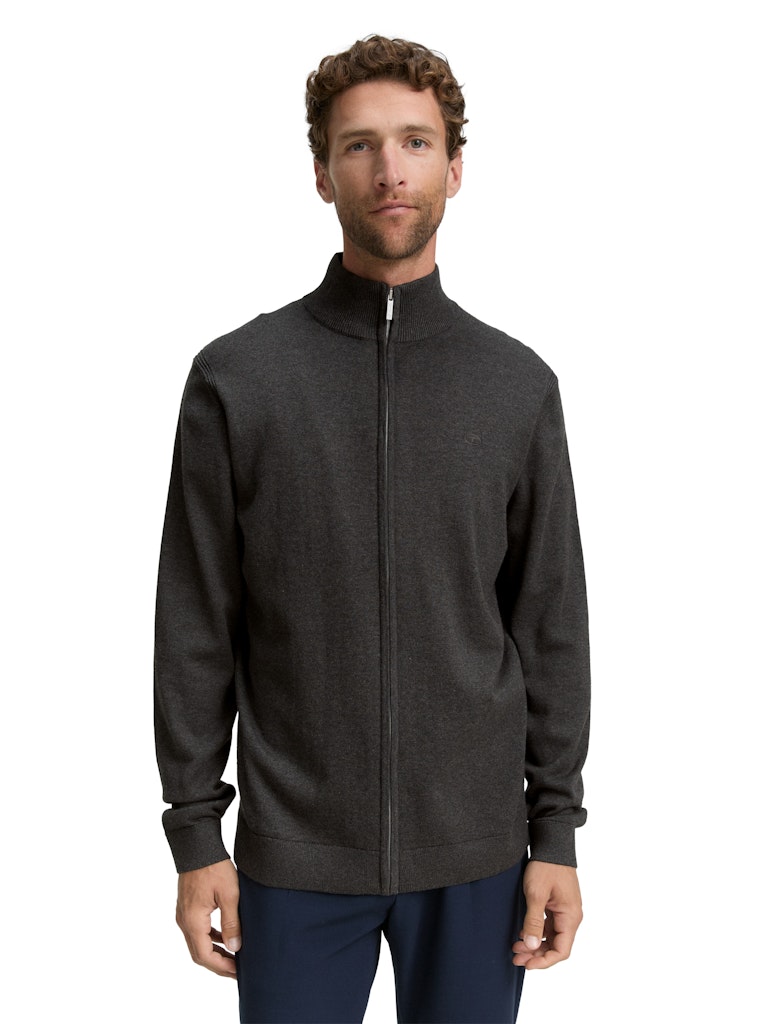 Tom Tailor Herren Pullover Black Grey Mela