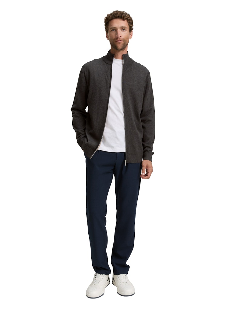 Tom Tailor Herren Pullover Black Grey Mela
