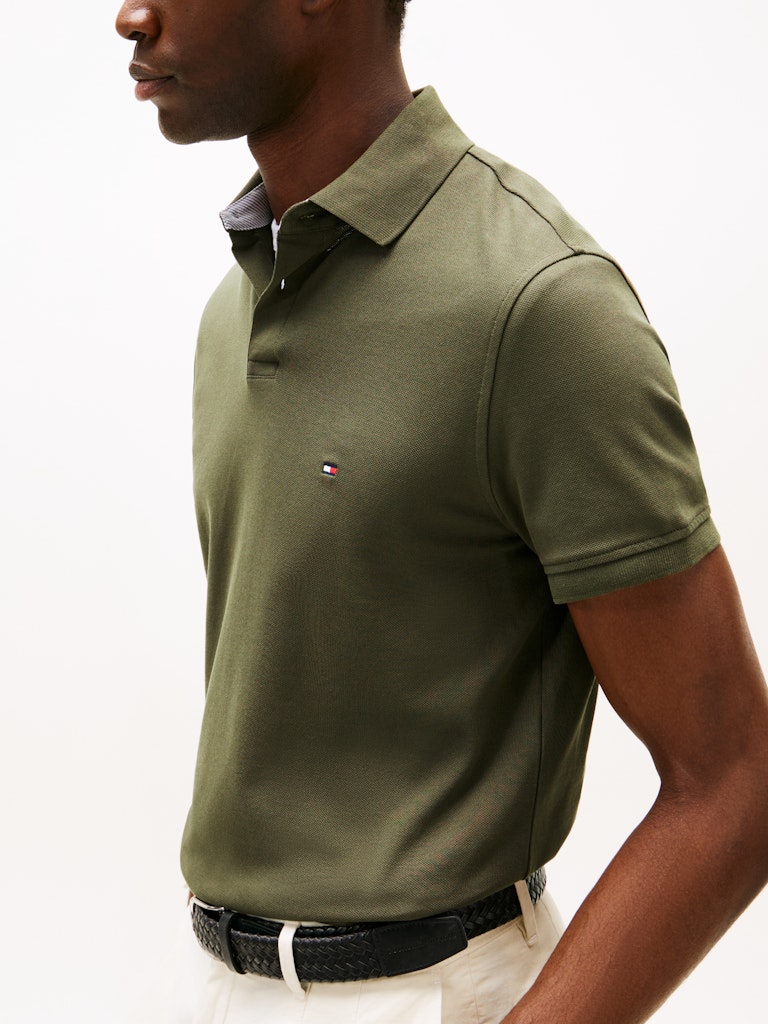 Tommy Hilfiger Herren Polo-Shirts Rbn Khaki