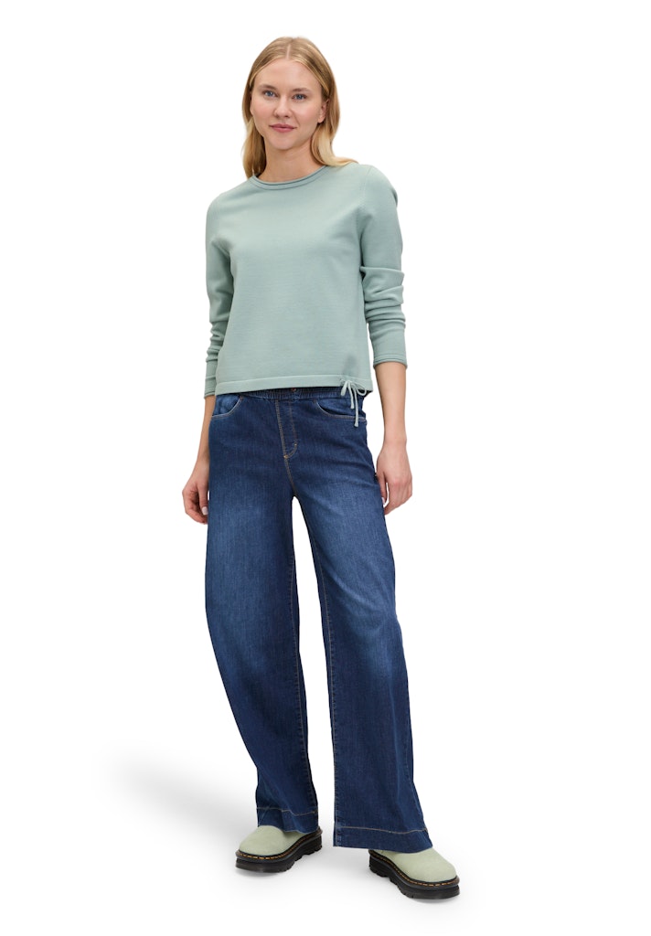 Cartoon Damen Pullover Jadeite