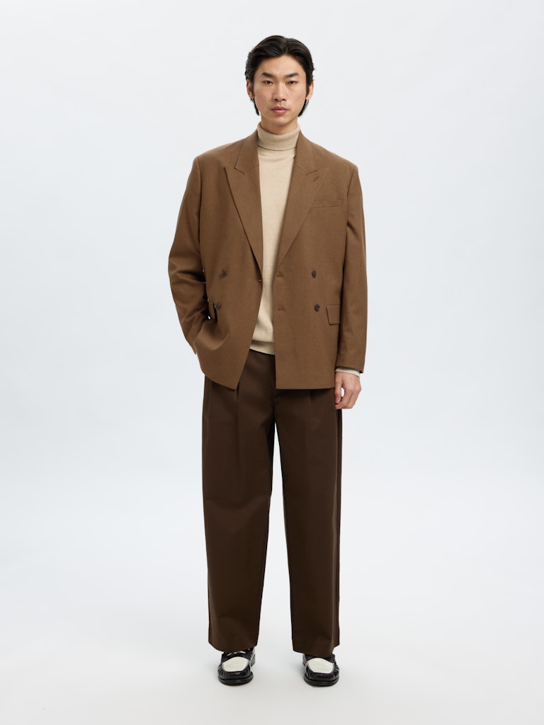 Selected homme Herren Pullover Oatme