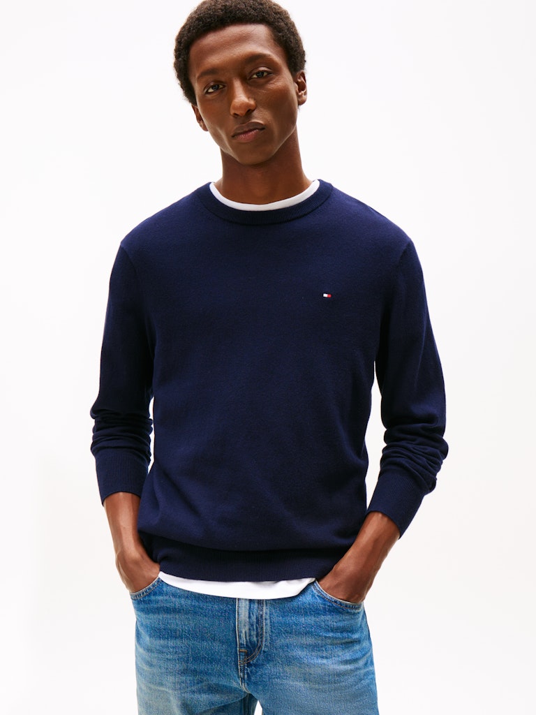 Tommy Hilfiger Herren Sweatshirts Dw Blue