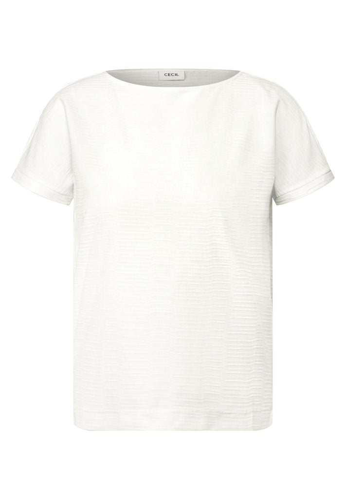 Cecil Damen T-Shirts Vanilla W