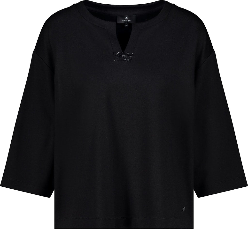 Monari Damen T-Shirts Schwarz