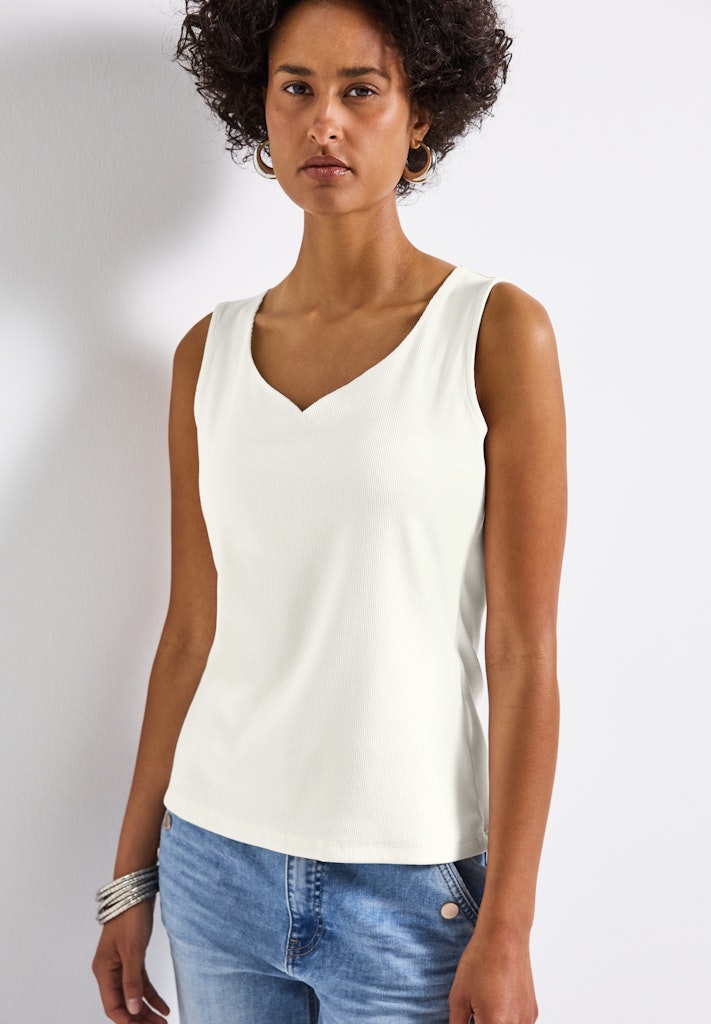 Street One Damen T-Shirts Off White