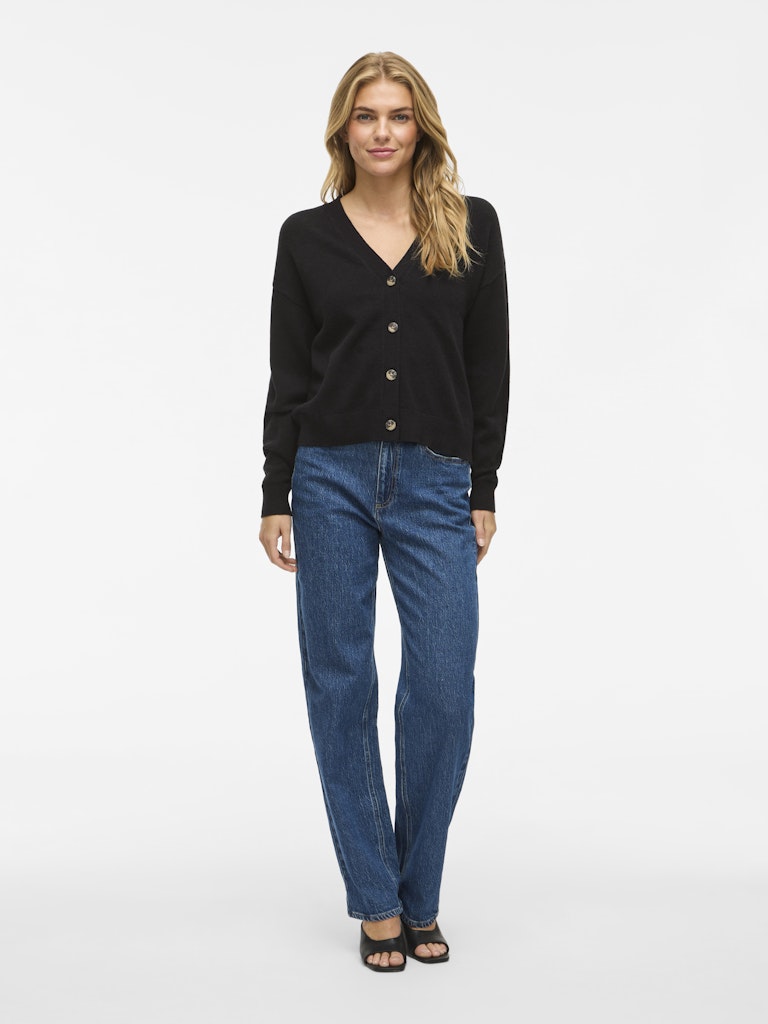 Vila Damen Strickjacken Black