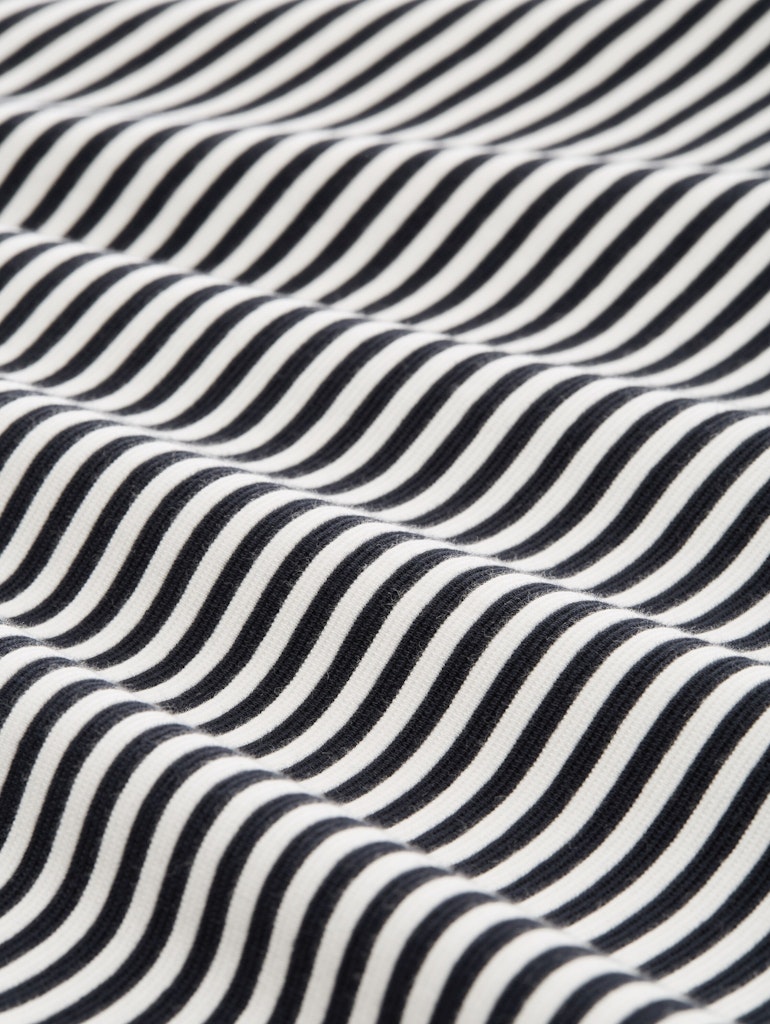 Tom Tailor Damen T-Shirts Offwhite Navy R