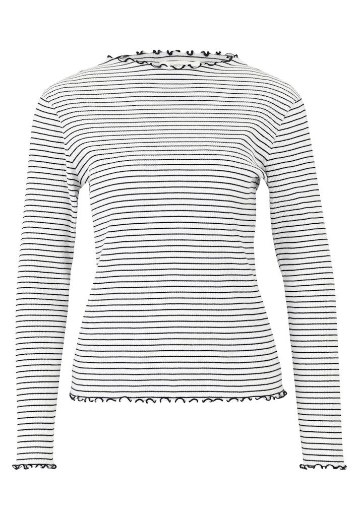 Cartoon Damen T-Shirts Cream/Black