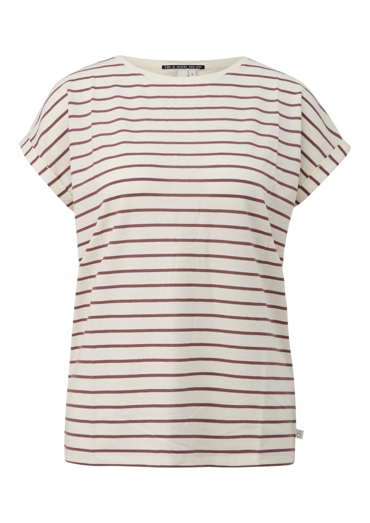 QS by S.Oliver Damen T-Shirts Lilac/Pink