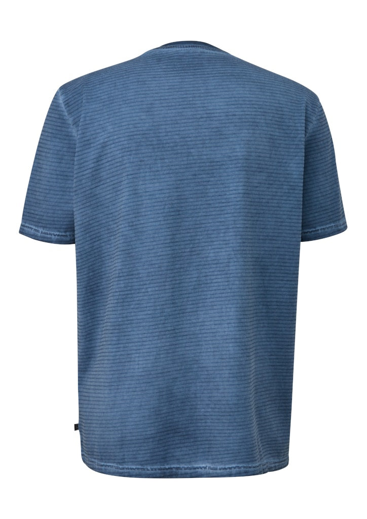 QS by S.Oliver Herren T-Shirts kurz Blue