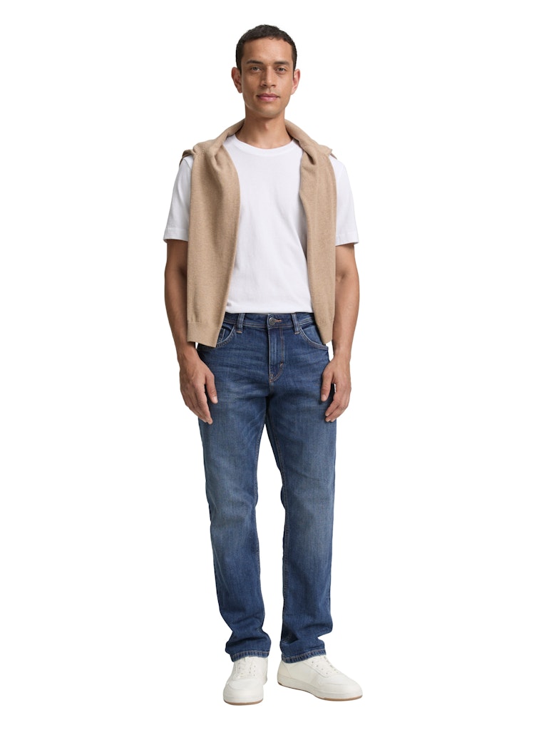 Tom Tailor Herren Jeans Used Mid Stone