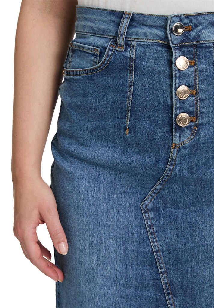 Cartoon Damen Rcke Dark Blue Denim