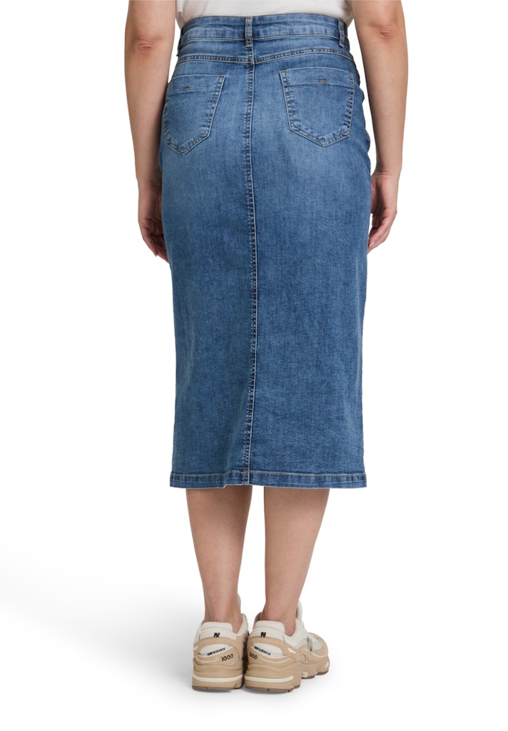 Cartoon Damen Rcke Dark Blue Denim