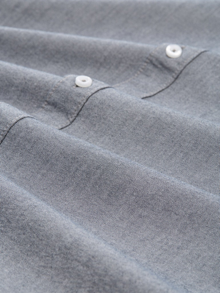 Tom Tailor Herren Hemden lang Navy Chambray