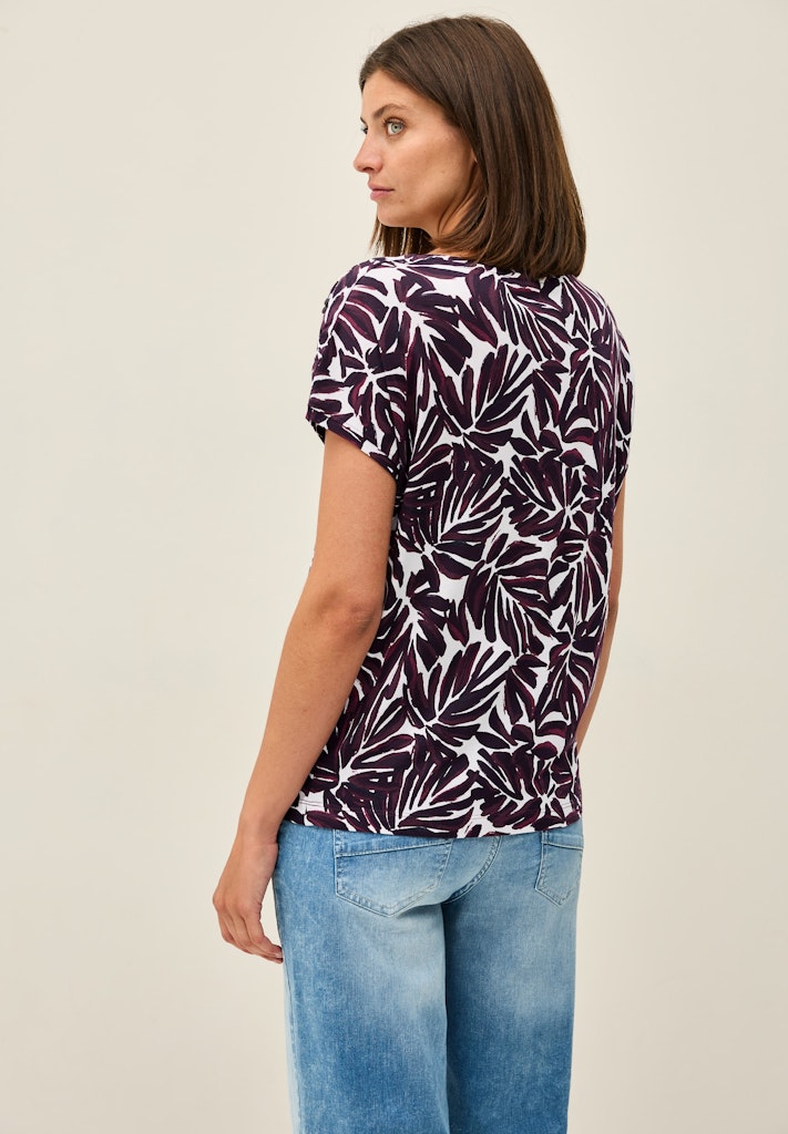 Cecil Damen T-Shirts Mulberry