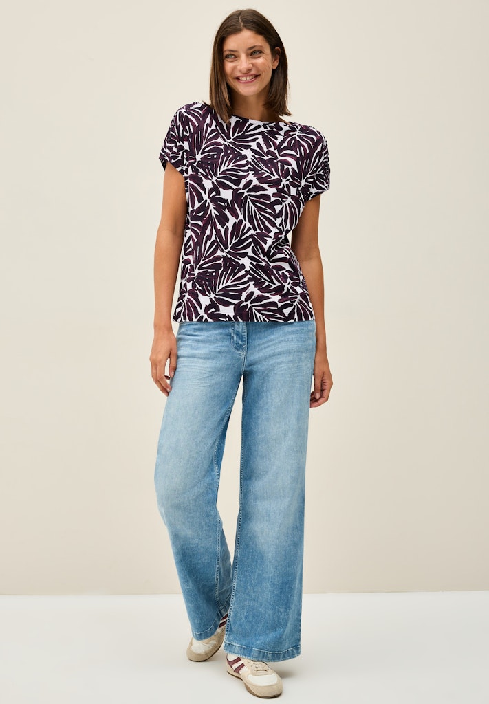 Cecil Damen T-Shirts Mulberry