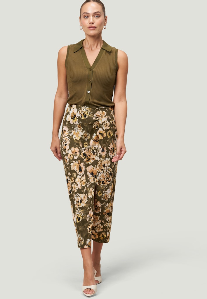 Zero Damen Tops Dark Olive