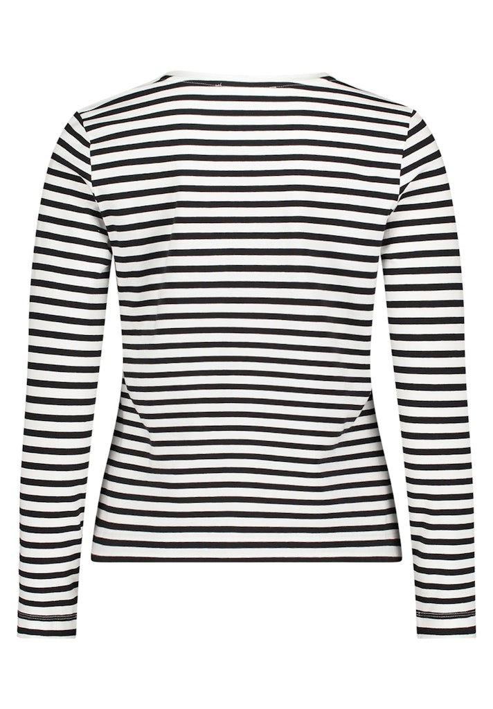 Betty & Co Damen T-Shirts Cream/Black