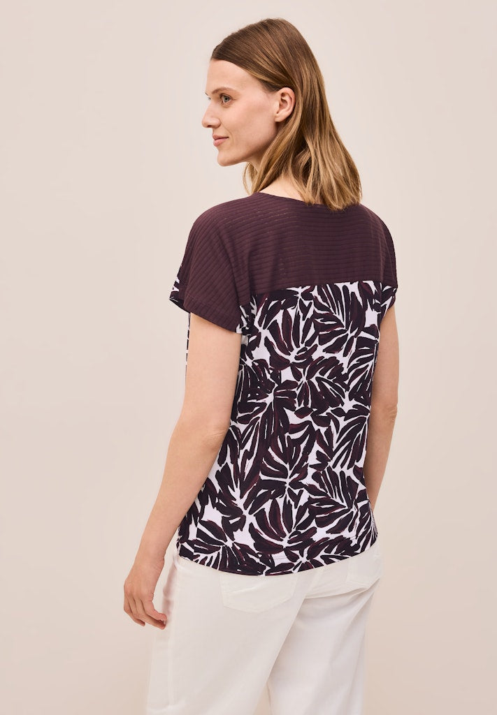 Cecil Damen T-Shirts Mulberry