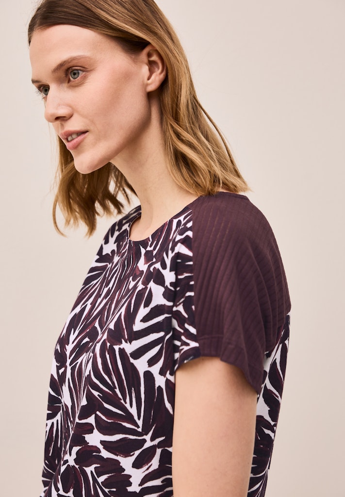 Cecil Damen T-Shirts Mulberry