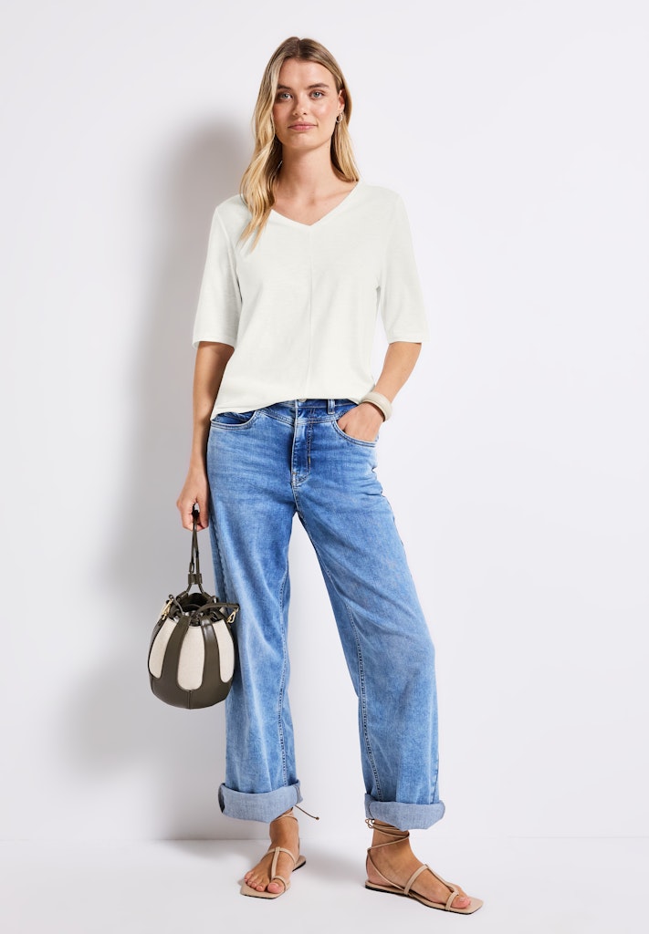 Street One Damen T-Shirts Off White