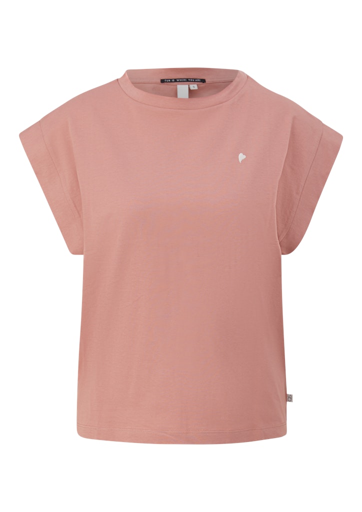 QS by S.Oliver Damen T-Shirts Lilac/Pink