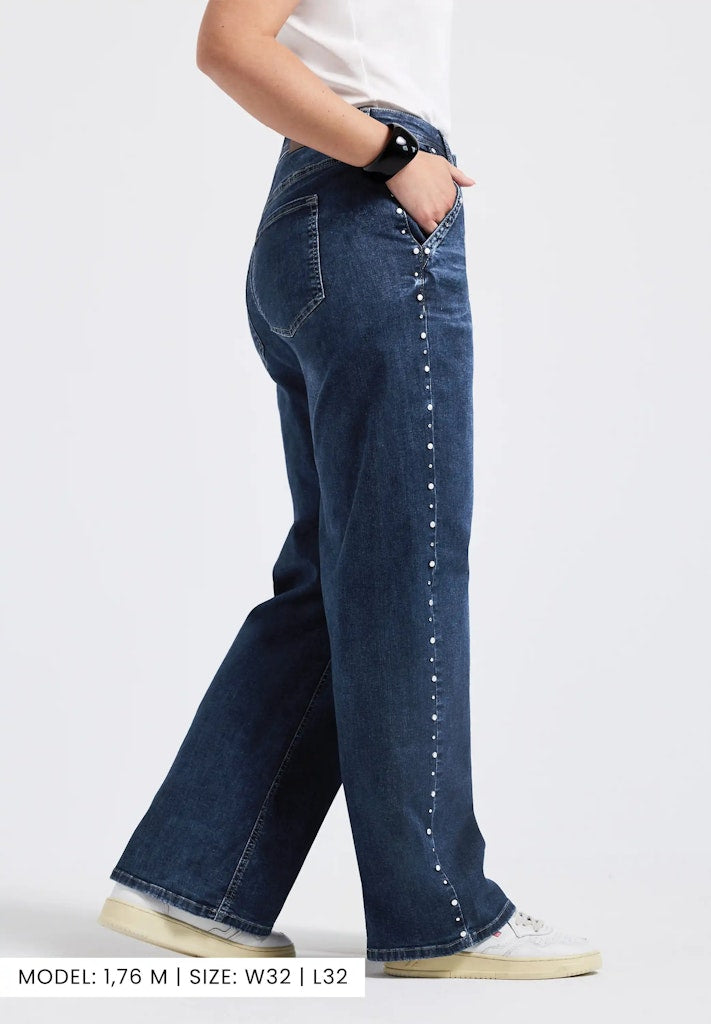 Street One Damen Hosen Dark Blue