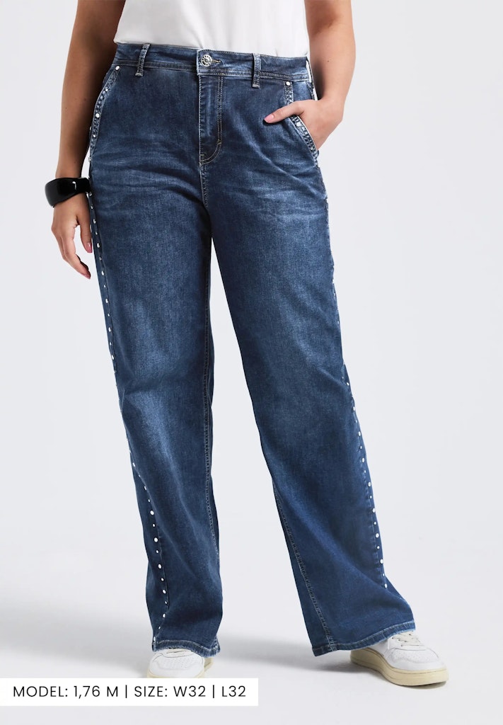 Street One Damen Hosen Dark Blue