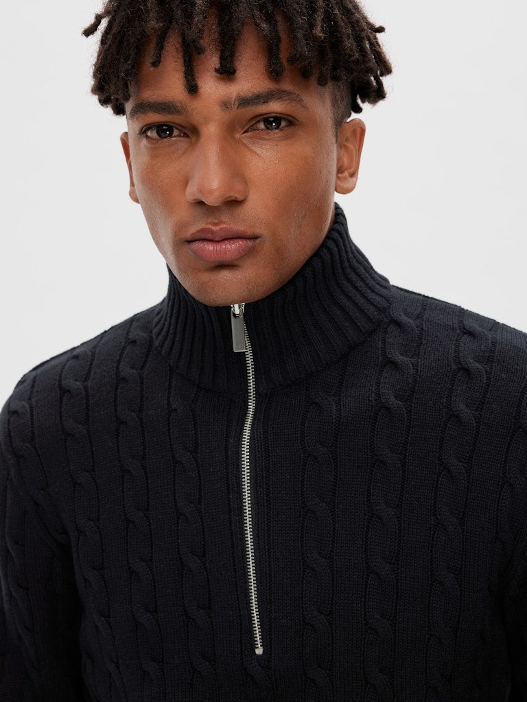 Selected homme Herren Pullover Black