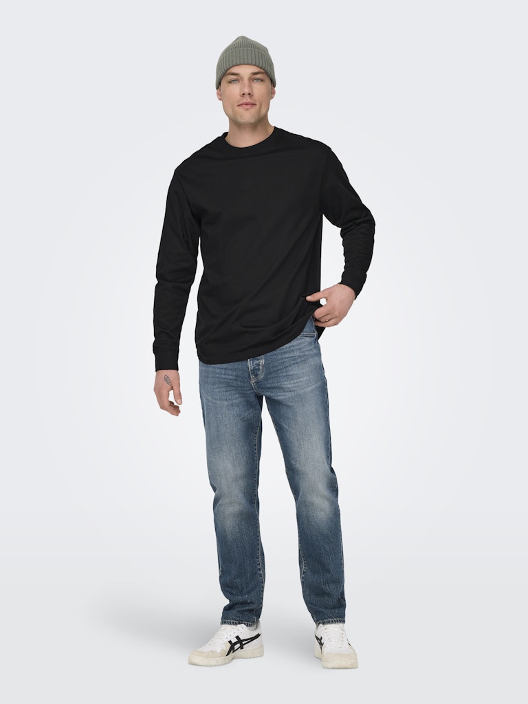 Only & Sons Herren T-Shirts kurz Black