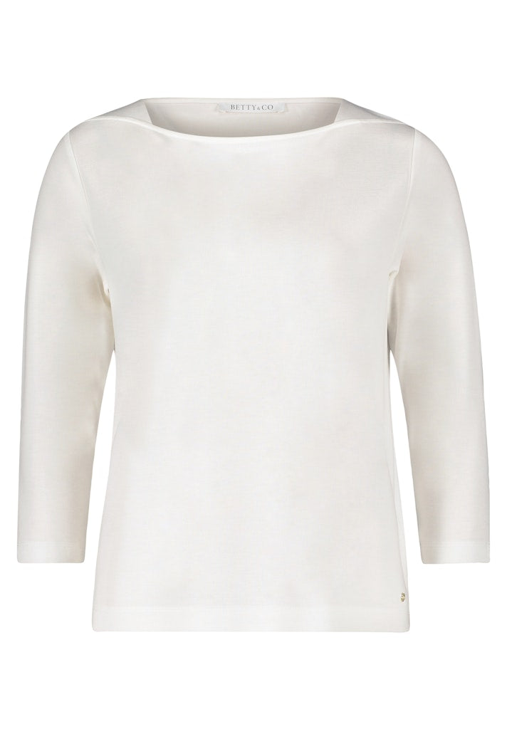 Betty & Co Damen T-Shirts Offwhite