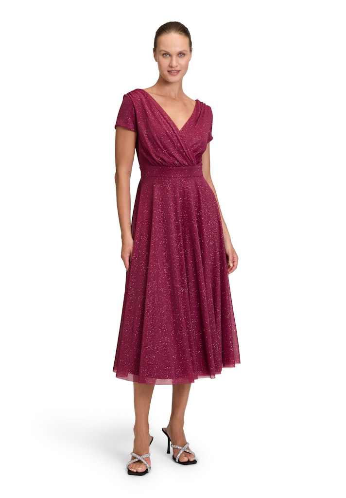 Vera Mont Damen Kleider Red/Grey