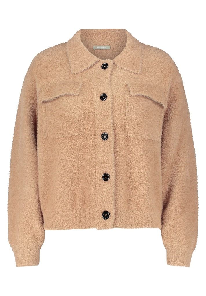 Amber & June Damen Strickjacken Light Came