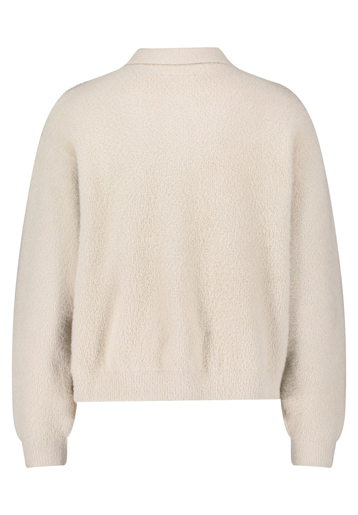 Amber & June Damen Strickjacken Pearl Crea