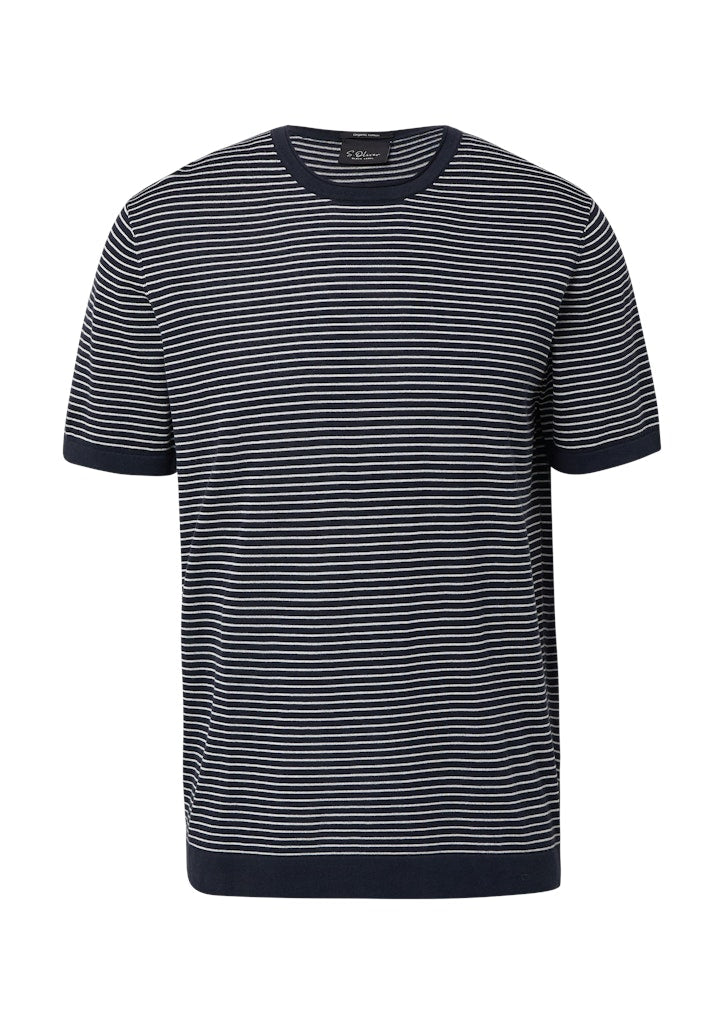 S. Oliver black Herren Pullover Blue