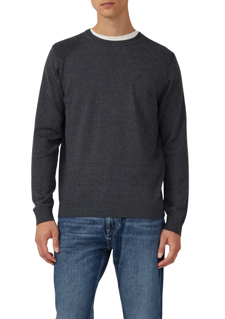 S. Oliver red Herren Pullover Grey/Black