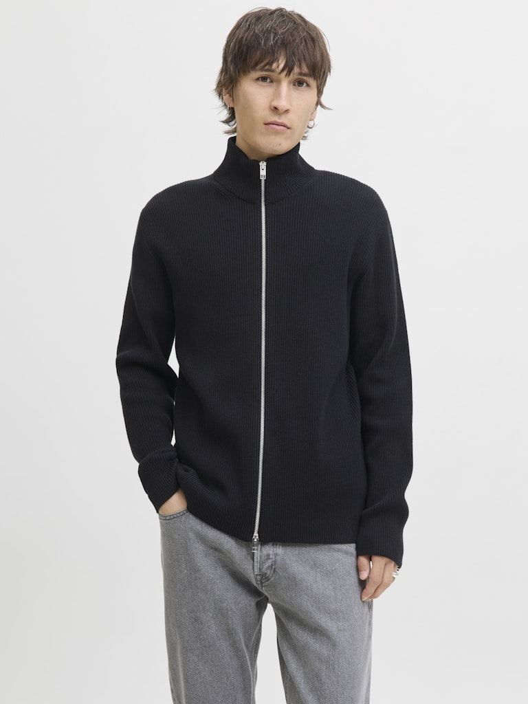 Jack & Jones Herren Strickjacken Black