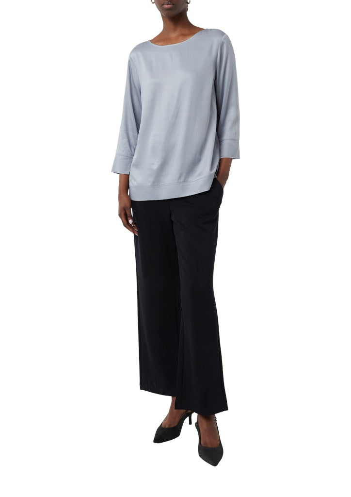 Comma Damen Blusen Grey/Black
